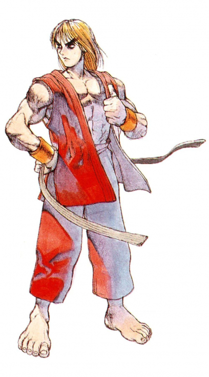 Concept art of Ken for Street Fighter