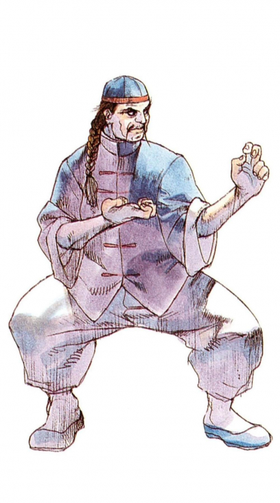 Concept art of Lee for Street Fighter