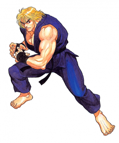 Concept art of Ken for Street Fighter II': Champion Edition