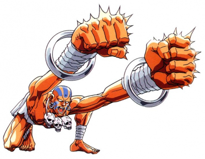 Concept art of Dhalsim for Street Fighter II': Hyper Fighting