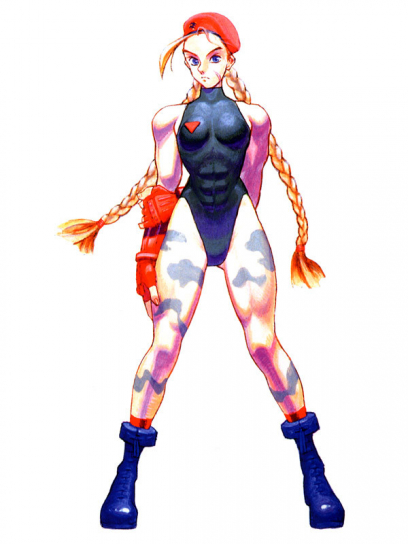 Concept art of Cammy Super Street Fighter II: The New Challengers