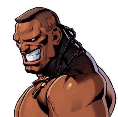 Concept art of Zangief for Dee Jay for Super Street Fighter II Turbo Revival