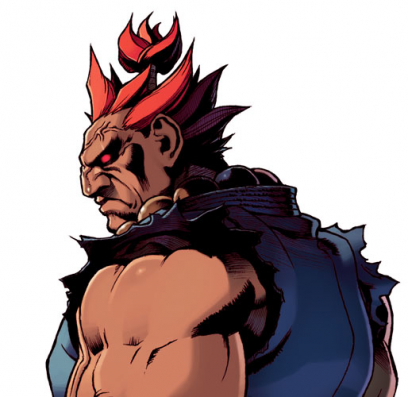 Concept art of Zangief for Akuma (Gouki in Japan) for Super Street Fighter II Turbo Revival