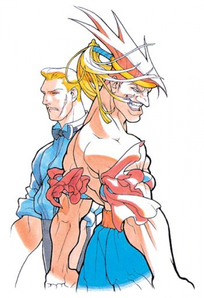 Concept art of Adon for Street Fighter Zero
