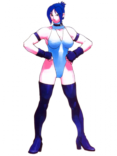 Concept art of Blair Dame for Street Fighter EX