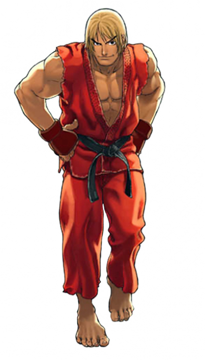 Concept art of Ken for Street Fighter EX2
