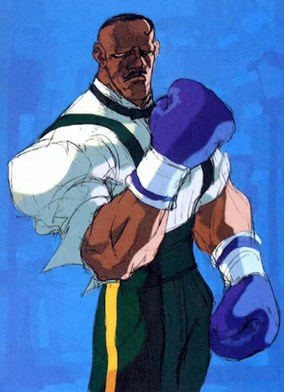 Concept art of Dudley for Street Fighter III