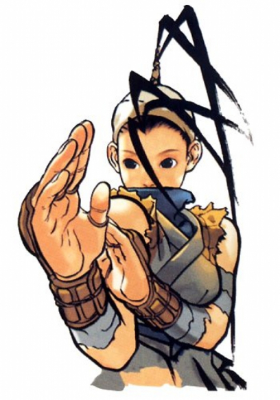 Concept art of Ibuki for Street Fighter III