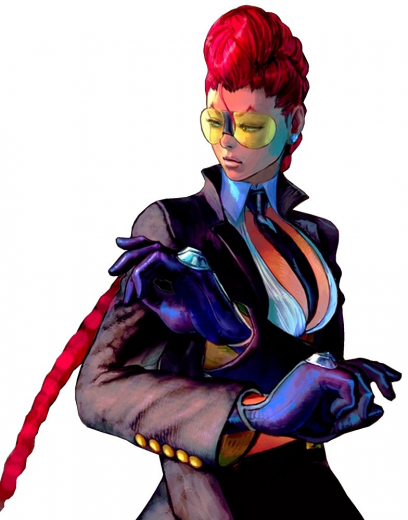 Concept art of Crimson Viper for Street Fighter IV