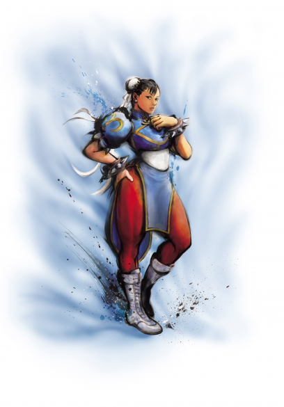 Concept art of Chun-Li for Street Fighter IV