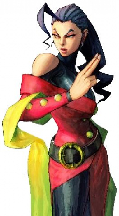 Concept art of Rose for Street Fighter IV