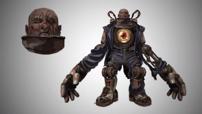 Concept art of Handyman for Bioshock Infinite