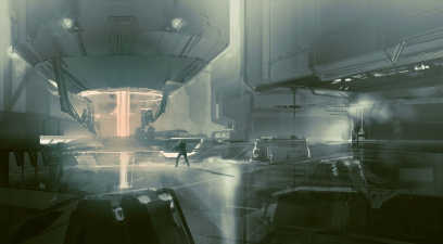 Concept artwork for Halo 4 by 