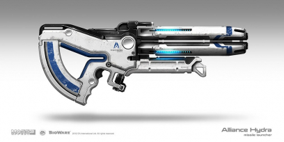 Concept artwork of Alliance Hydra for Mass Effect 3 by Benjamin Huen