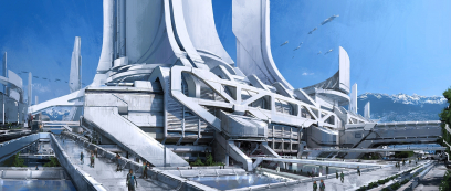 Concept artwork of Before the Invasion for Mass Effect 3
