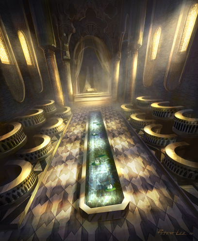 Pool concept art for Diablo III