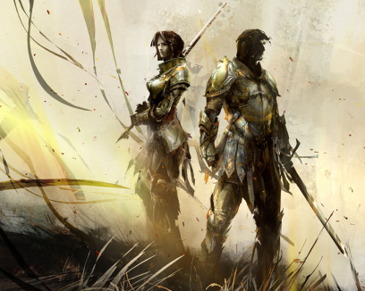 Concept art of human for Guild Wars 2