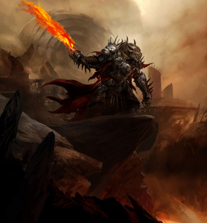 Concept art of rytlock for Guild Wars 2
