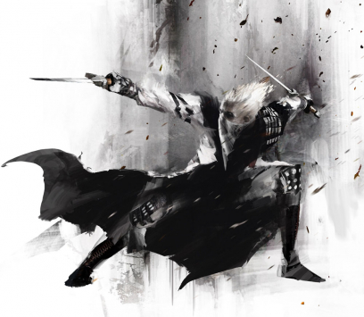 Concept art of thief for Guild Wars 2
