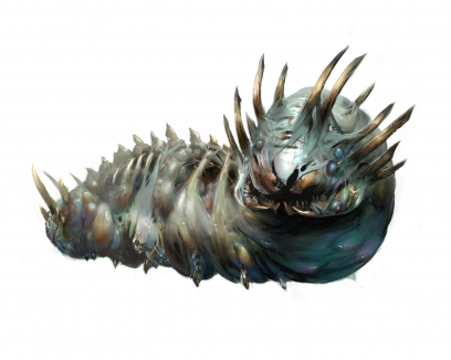 Concept art of orrian grub for Guild Wars 2 by Brian Lawver