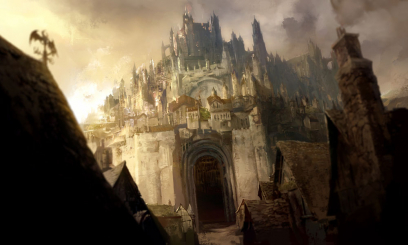 Concept art of divinity's reach for Guild Wars 2