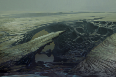 Concept art of orr lava cove for Guild Wars 2 by Matthew Barrett