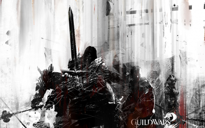 Concept art of going into battle for Guild Wars 2 by Richard Anderson