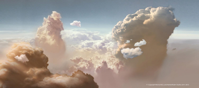 Concept art of Clouds Injustice: Gods Among Us by Justin Murray