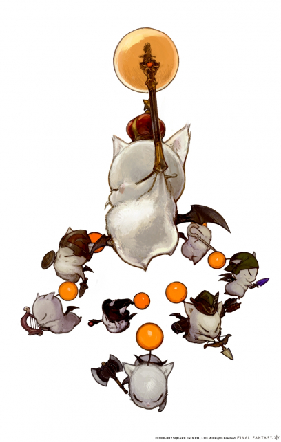 Concept art of Moogles from Final Fantasy XIV: A Realm Reborn