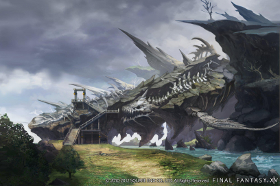 Concept art of Earth Bridge from Final Fantasy XIV: A Realm Reborn
