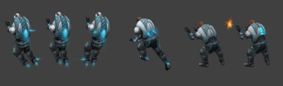 Concept art of archangel armor from XCOM: Enemy Unknown
