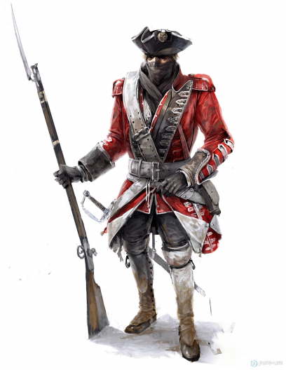 British Soldier - concept art from Assassin's Creed III