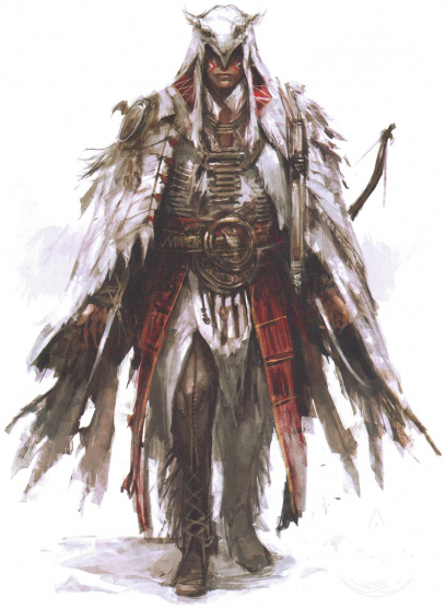 Connor in Mohawk Armor - concept art from Assassin's Creed III