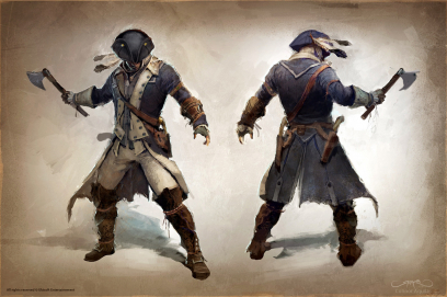 Captain of the Aquilla - concept art from Assassin's Creed III by Remko Troost