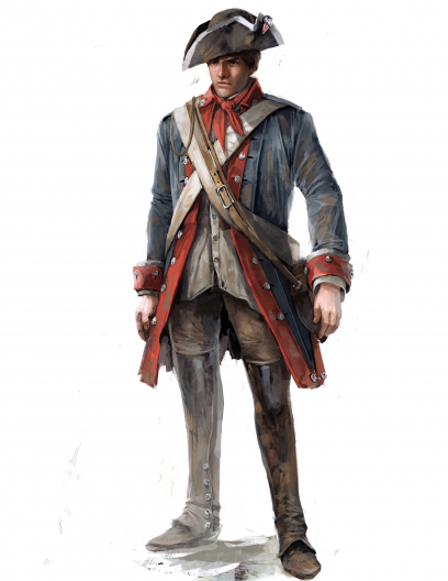 Continental Soldier - concept art from Assassin's Creed III