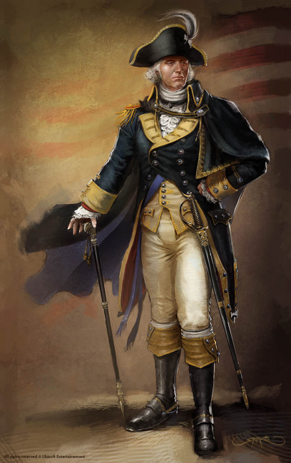George Washington - concept art from Assassin's Creed III by Remko Troost