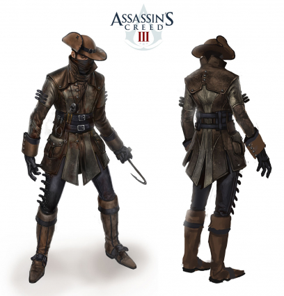 Joe the Night Stalker - concept art from Assassin's Creed III by Johan Grenier