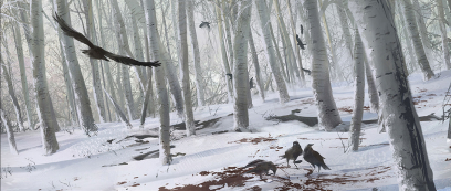 Frontier Crow - concept art from Assassin's Creed III by William Wu