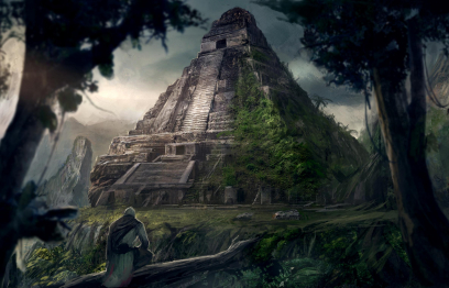 Mayan Ruins - concept art from Assassin's Creed III