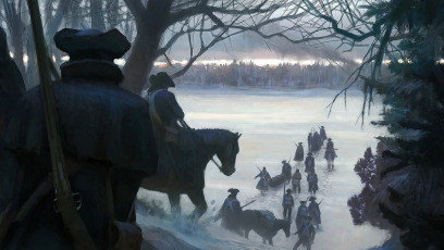 Colonial Platoon - concept art from Assassin's Creed III by Gilles Beloeil