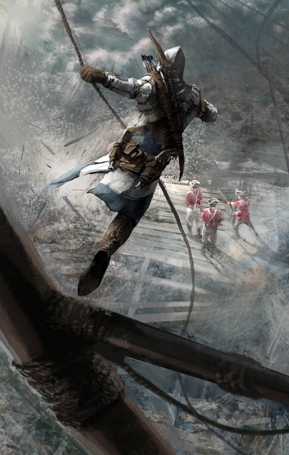 Death From Above - concept art from Assassin's Creed III by Khai Nguyen