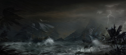 Tropical Storm - concept art from Assassin's Creed III by Khai Nguyen