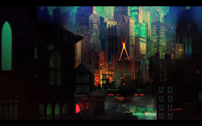 Environment Concept - concept art from Transistor