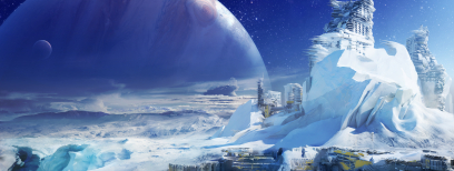 Concept art of europa from Destiny