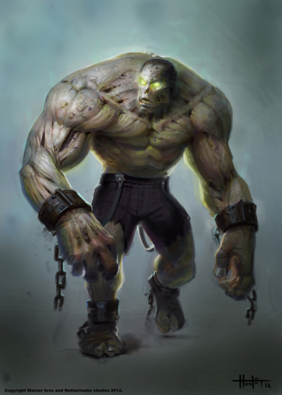 Concept art of Solomon Grundy from Injustice: Gods Among Us by Hunter Schulz