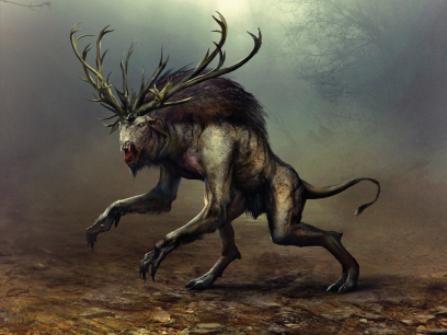 Monster concept from The Witcher 3: Wild Hunt