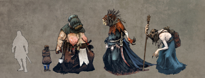 Monster concepts from The Witcher 3: Wild Hunt