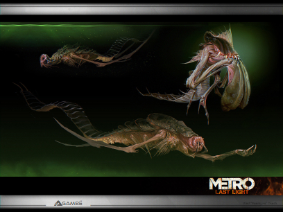 Monster concept from Metro: Last Light by Vlad Tkach