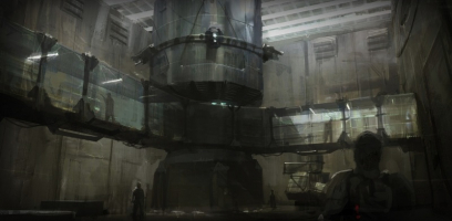 Concept art of Purgatory from Mass Effect 2
