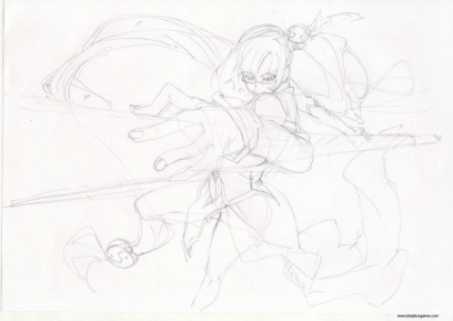 Concept Art of Litchi Faye Ling from BlazBlue: Calamity Trigger
